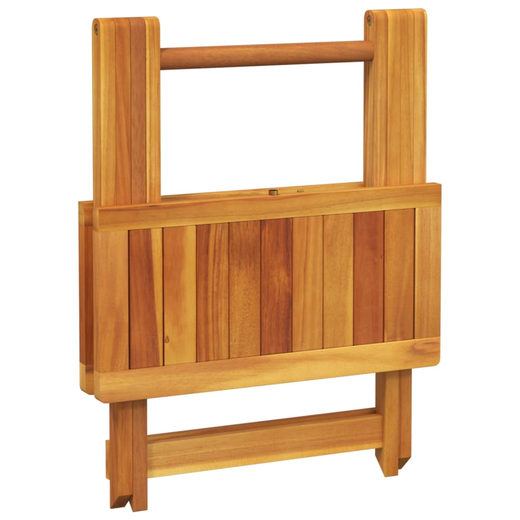 Sklopivi vrtni stol 50 x 50 x 50 cm od masivnog bagremovog drva
