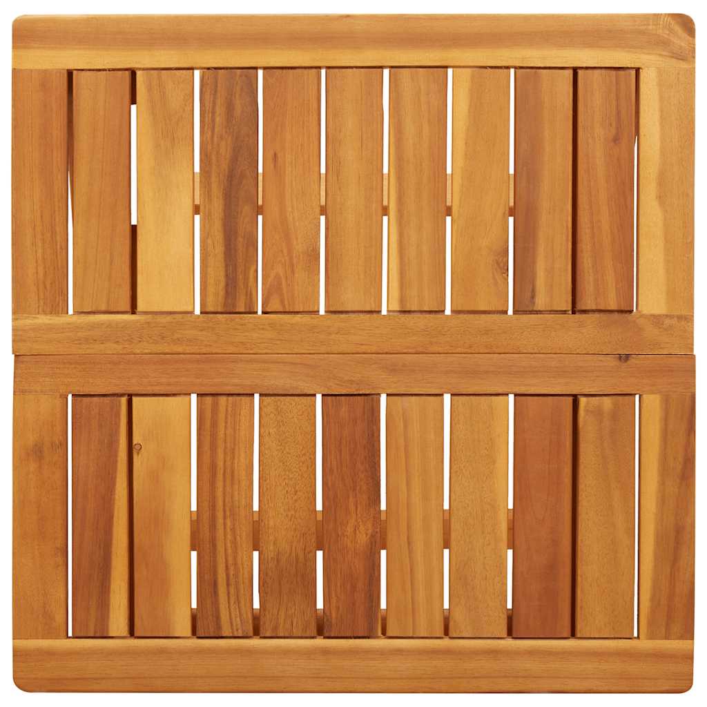 Sklopivi vrtni stol 50 x 50 x 50 cm od masivnog bagremovog drva
