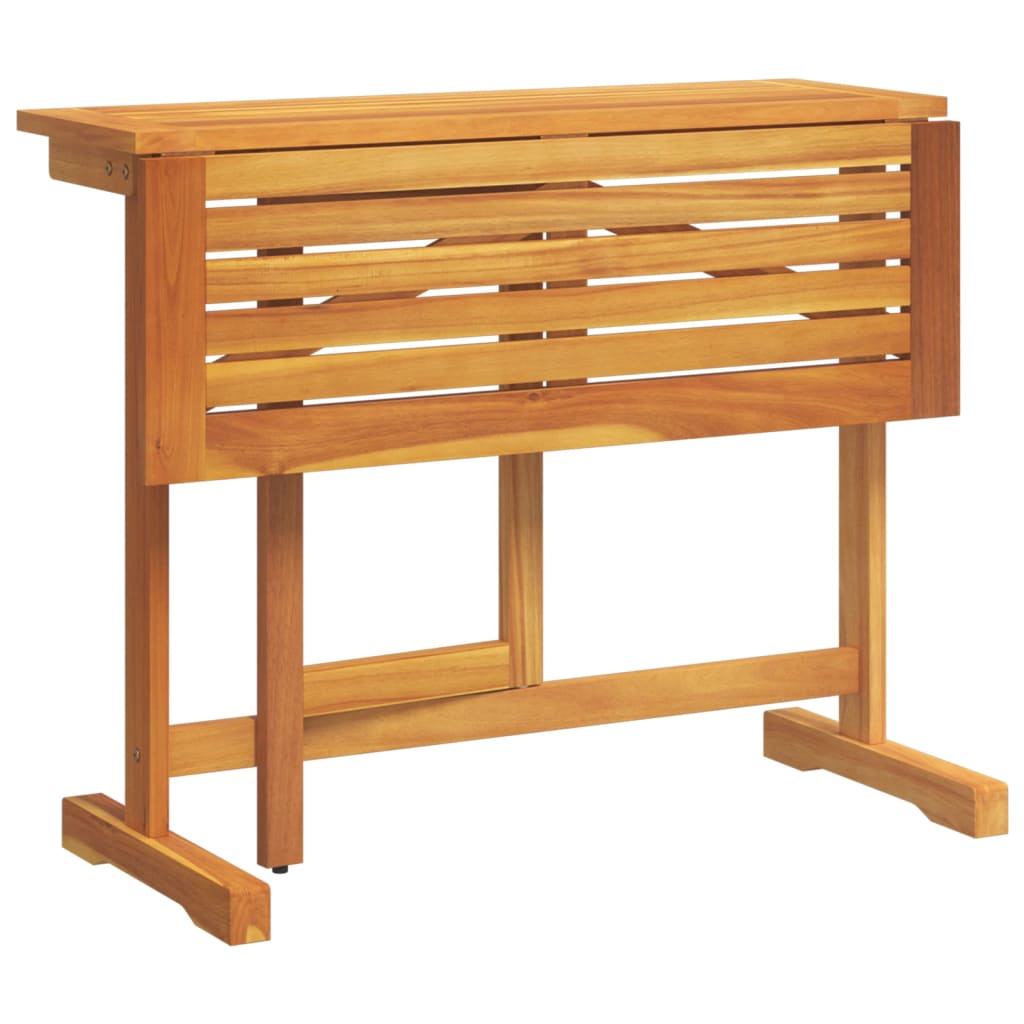 Sklopivi balkonski stol 90x60x72 cm od masivnog bagremovog drva
