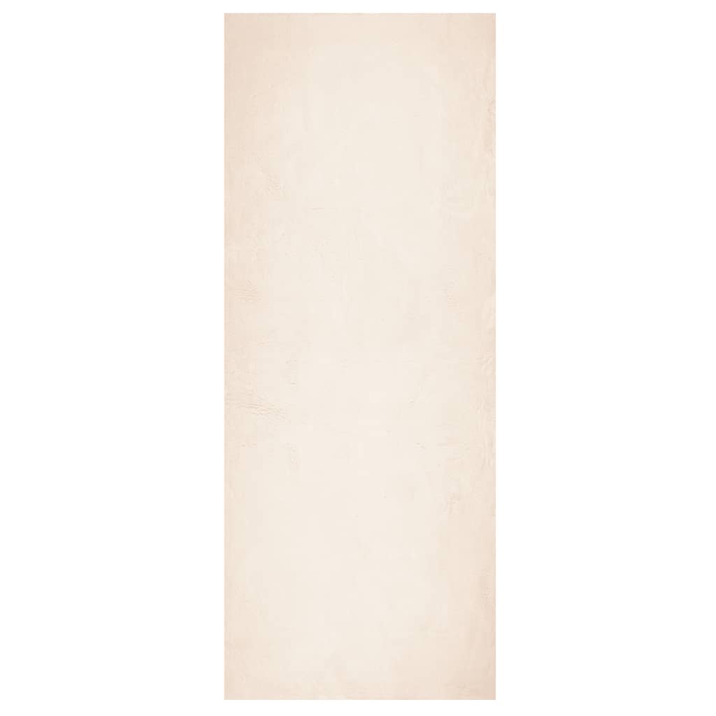 Tepih HUARTE kratkih vlakana mekani i perivi bež 80 x 200 cm