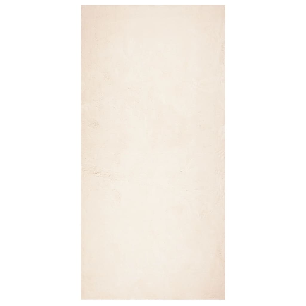 Tepih HUARTE kratkih vlakana mekani i perivi bež 100 x 200 cm
