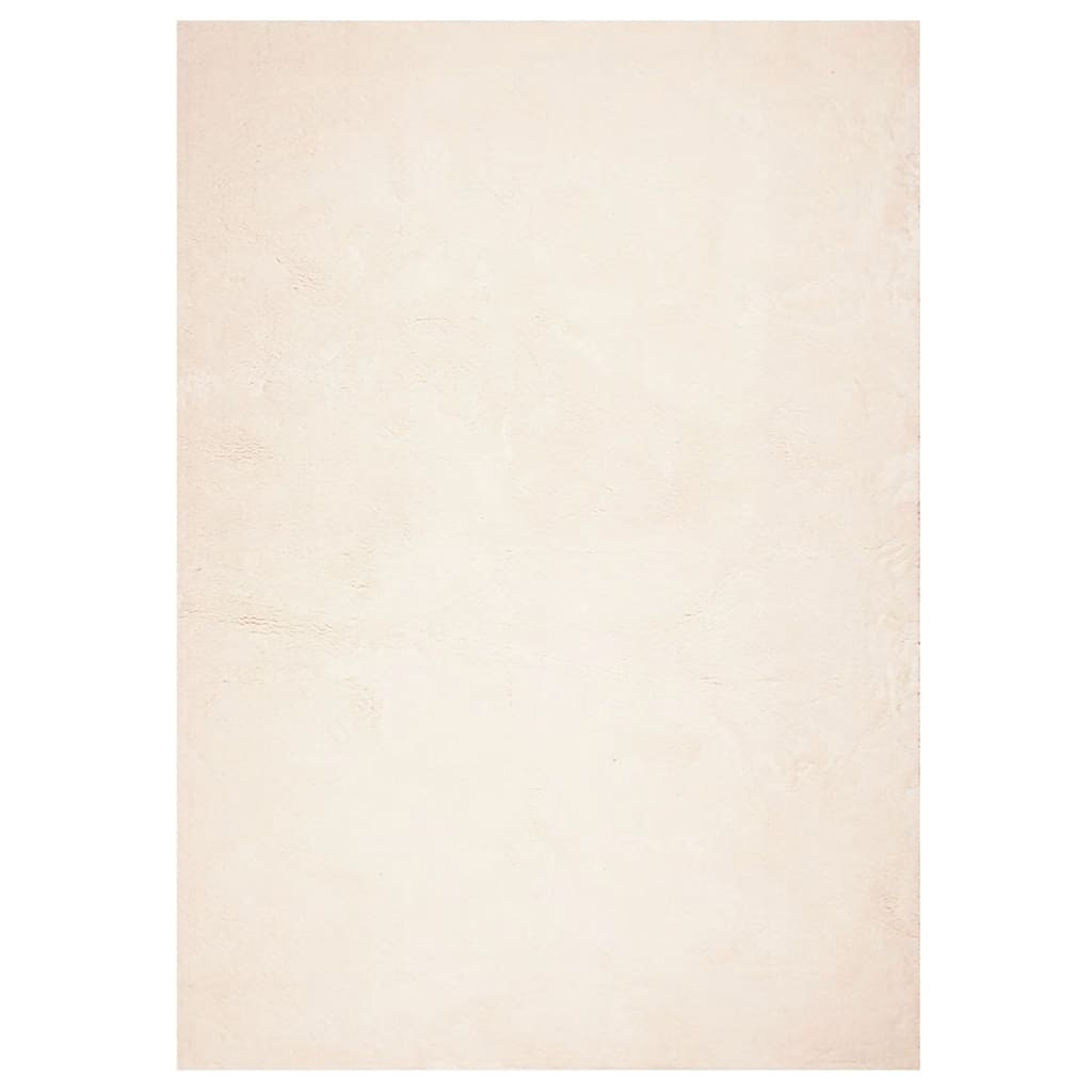 Tepih HUARTE kratkih vlakana mekani i perivi bež 200x280 cm