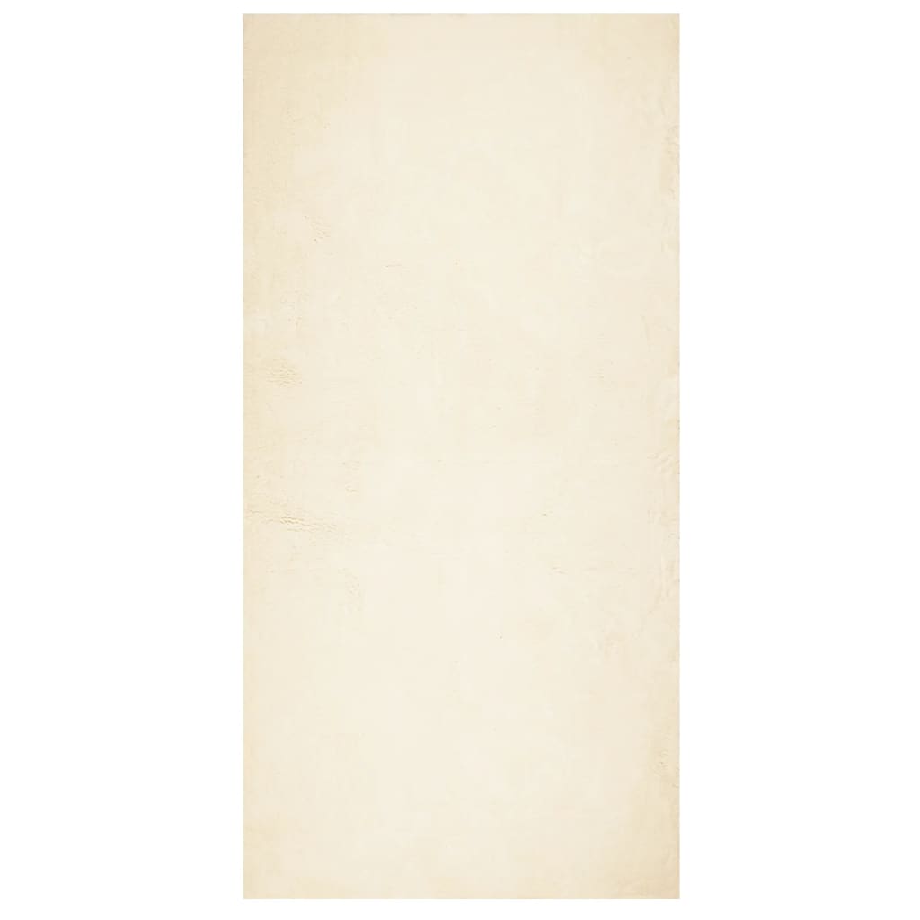 Tepih HUARTE kratkih vlakana mekani i perivi krem 100x200 cm