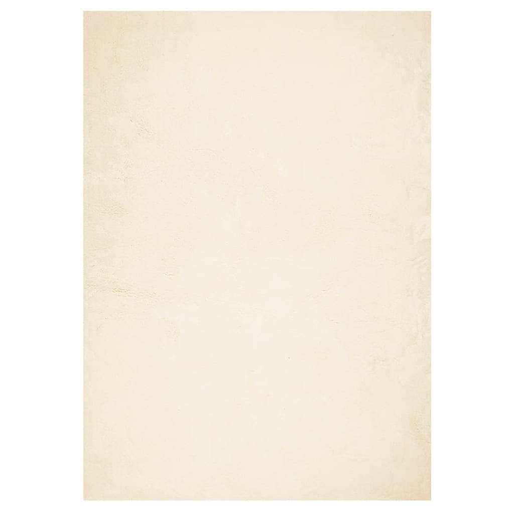 Tepih HUARTE kratkih vlakana mekani i perivi krem 240 x 340 cm