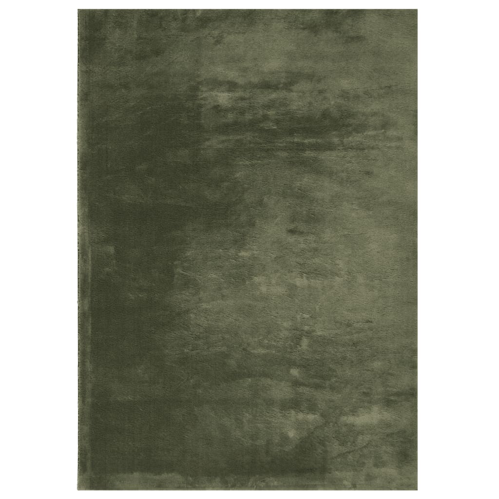 Tepih HUARTE kratkih vlakana mekani i perivi zeleni 120x170 cm