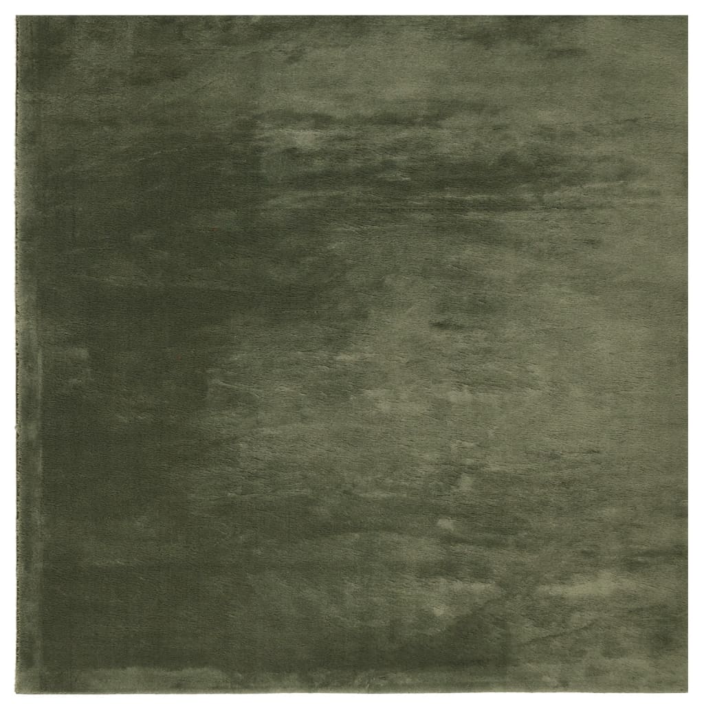 Tepih HUARTE kratkih vlakana mekani i perivi zeleni 240x240 cm