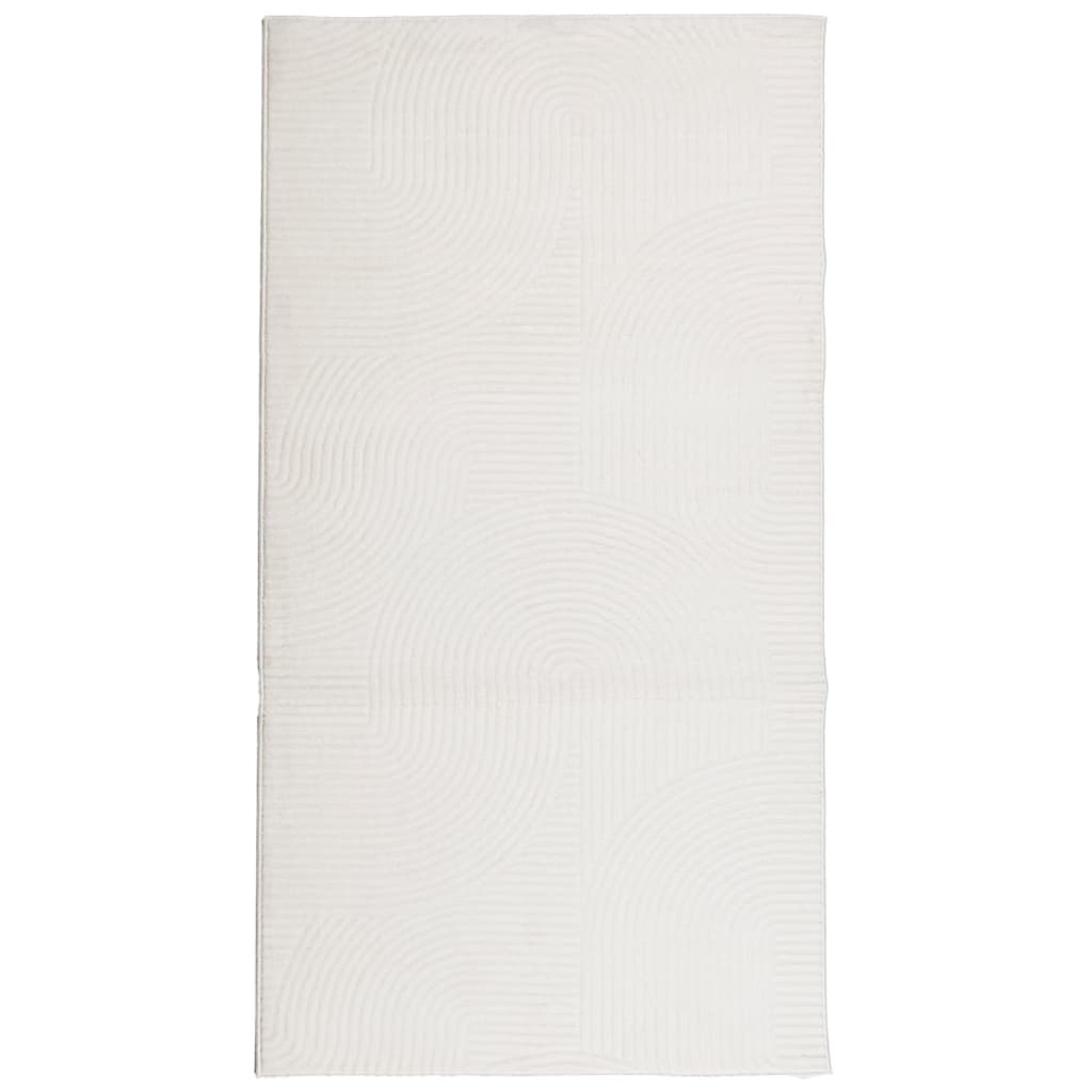 Tepih IZA kratka vlakna skandinavski izgled krem 80 x 150 cm