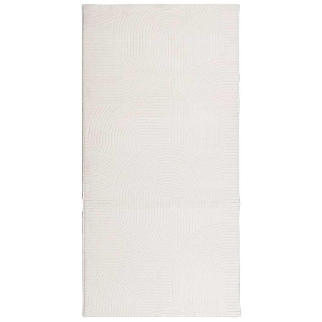 Tepih IZA kratka vlakna skandinavski izgled krem 100 x 200 cm