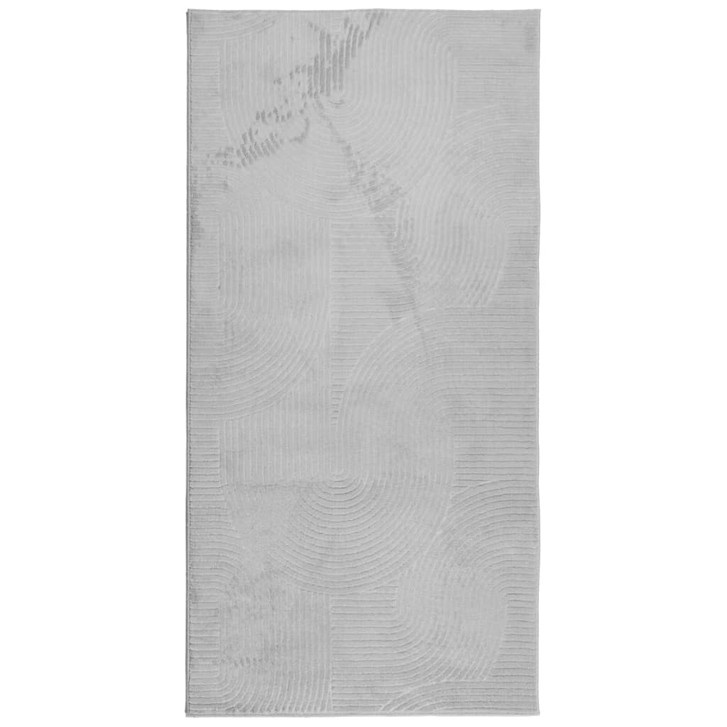 Tepih IZA kratka vlakna skandinavski izgled sivi 100x200 cm