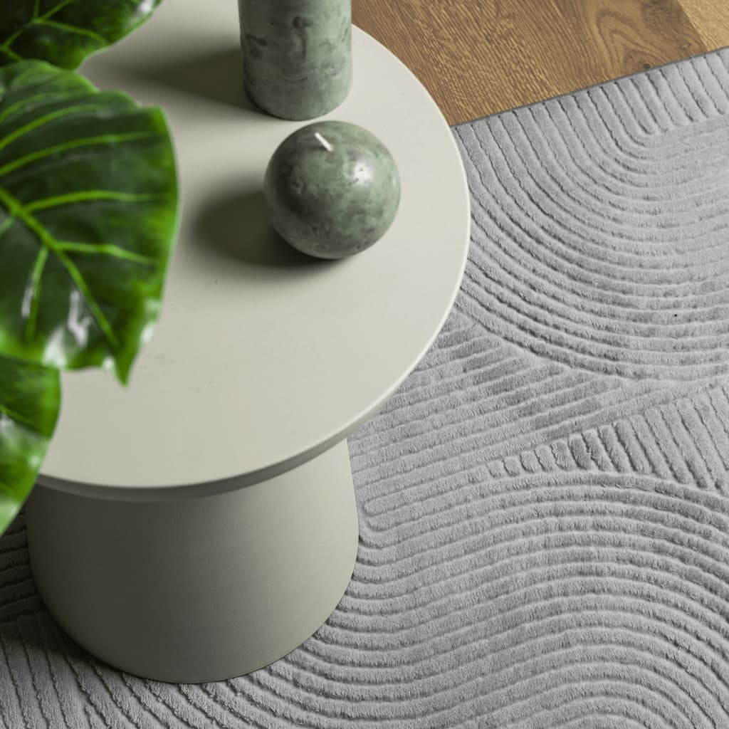 Tepih IZA kratka vlakna skandinavski izgled sivi 100x200 cm