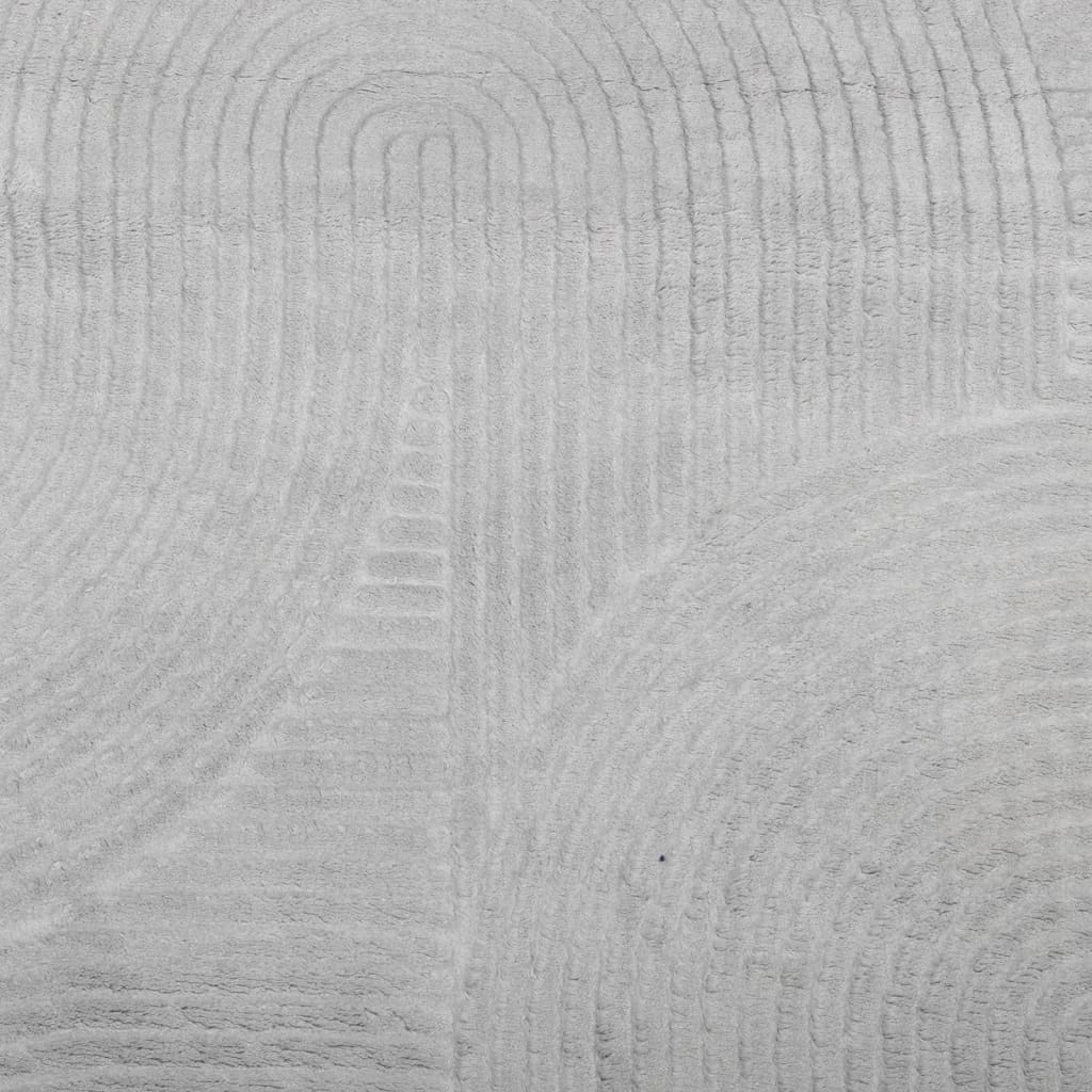 Tepih IZA kratka vlakna skandinavski izgled sivi 100x200 cm