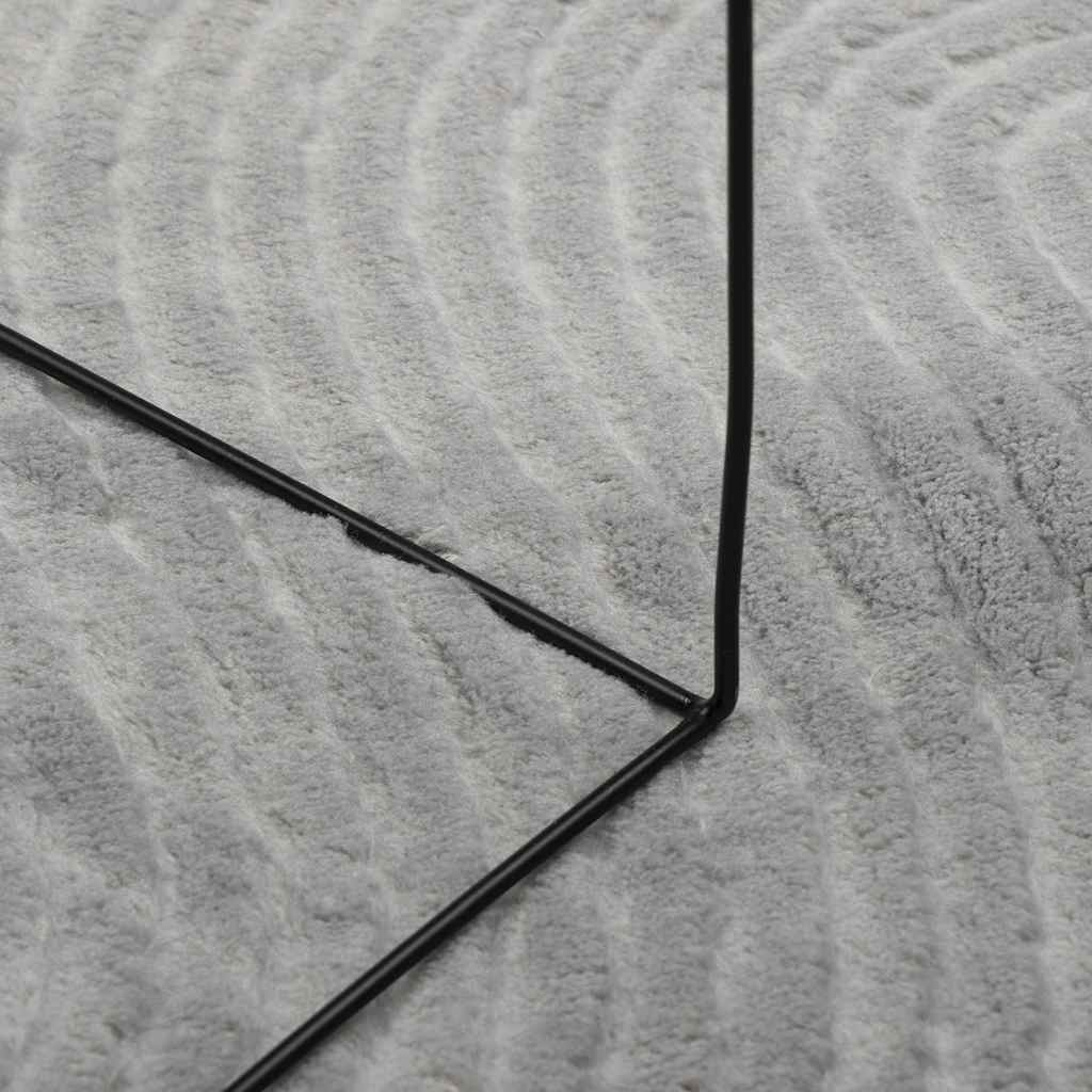 Tepih IZA kratka vlakna skandinavski izgled sivi 160x230 cm