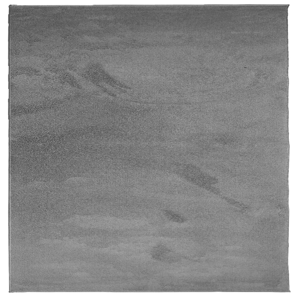 Tepih OVIEDO kratkih vlakana antracit 120 x 120 cm