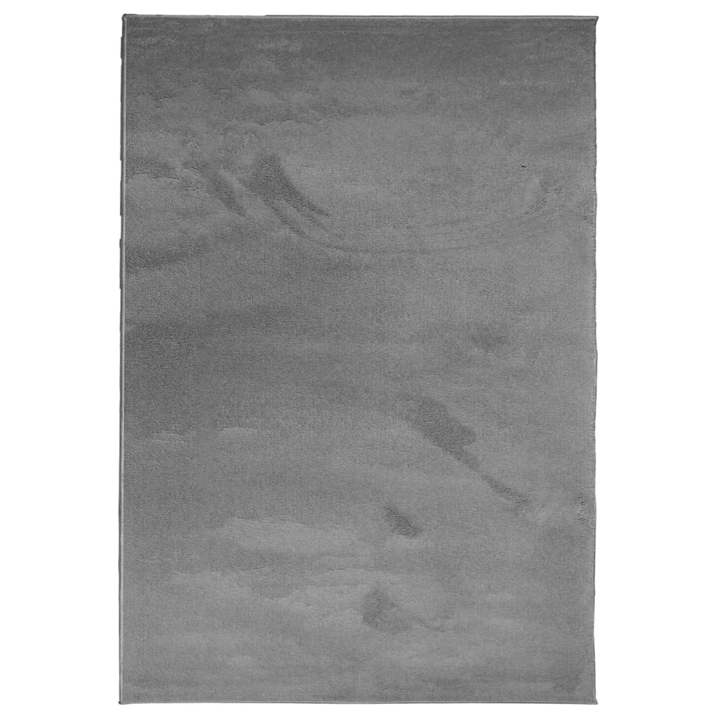Tepih OVIEDO kratkih vlakana antracit 140 x 200 cm