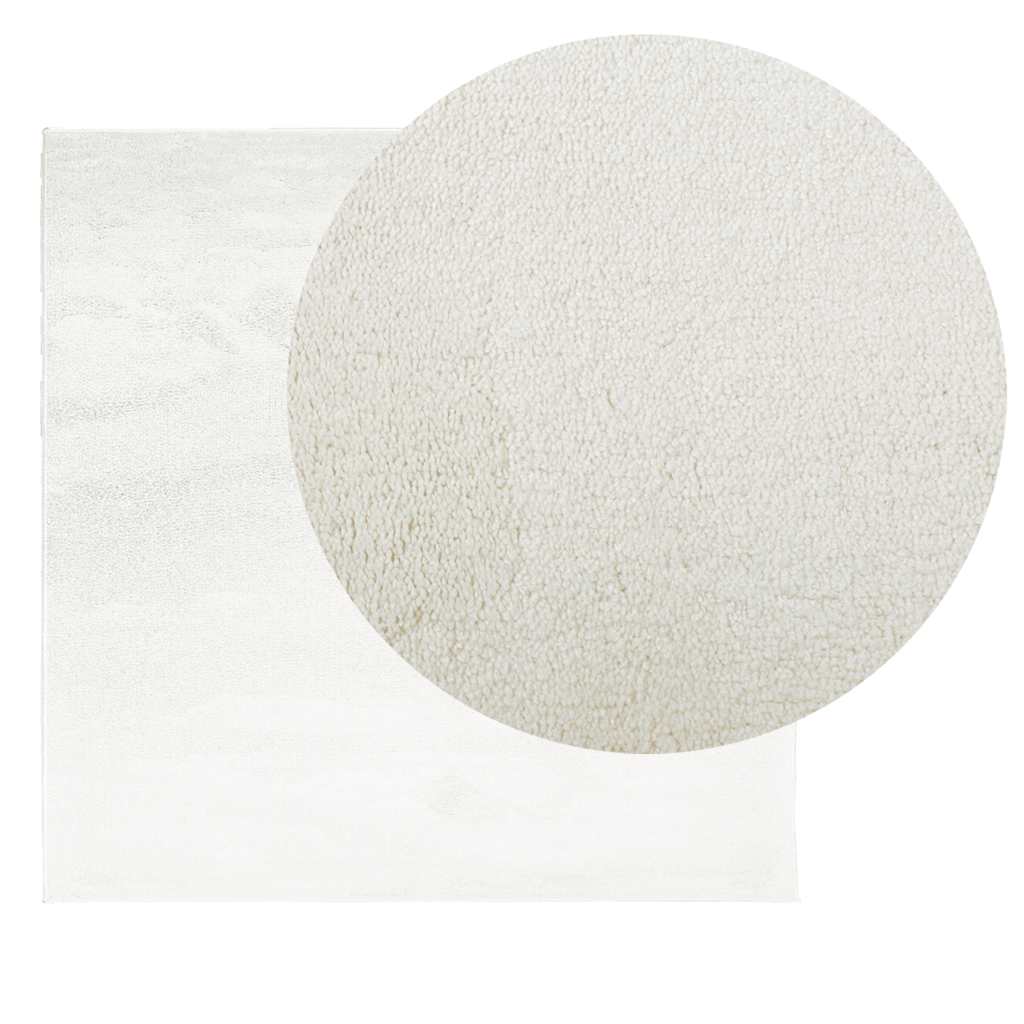 Tepih OVIEDO kratkih vlakana krem 200 x 200 cm