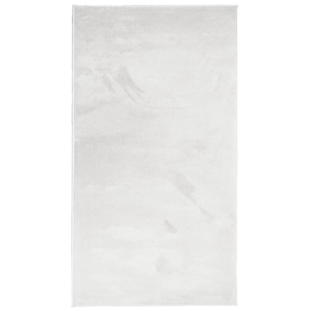 Tepih OVIEDO kratkih vlakana sivi 60 x 110 cm