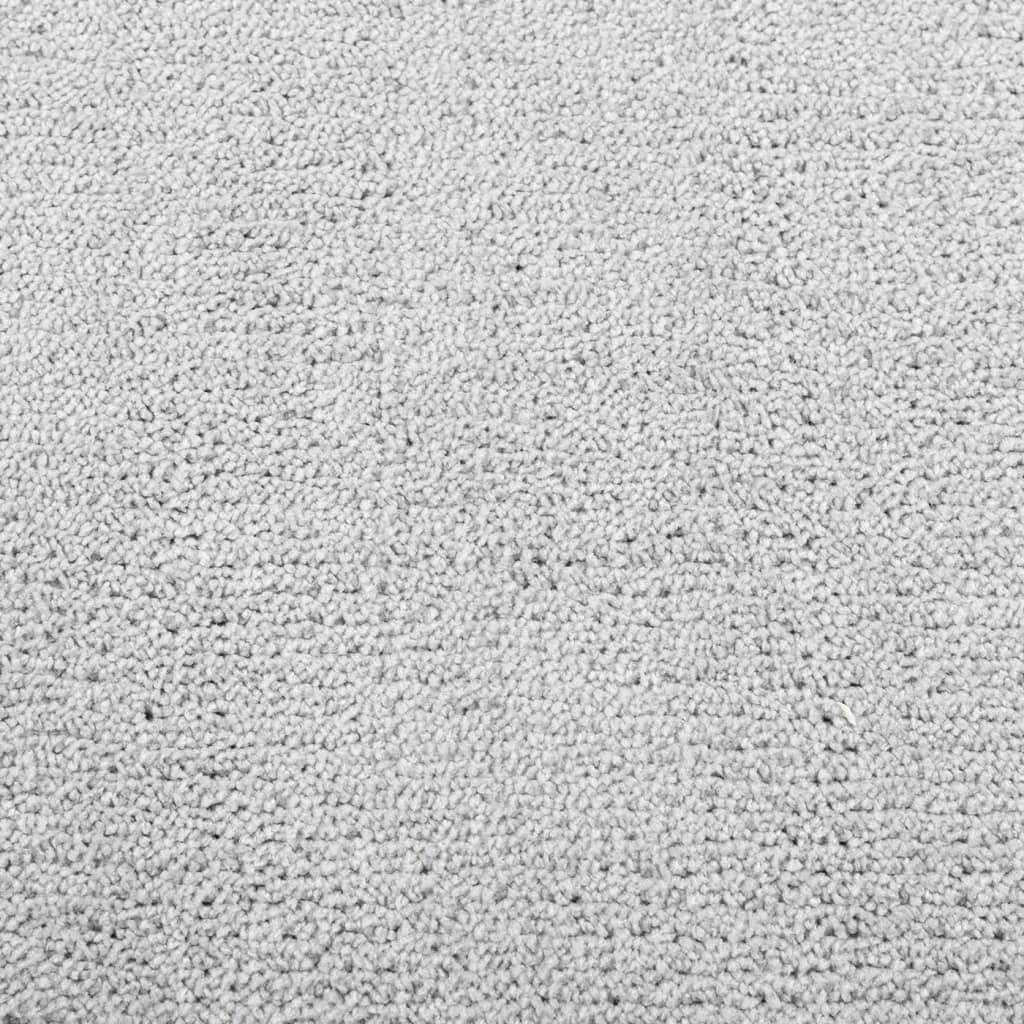 Tepih OVIEDO kratkih vlakana sivi 60 x 110 cm