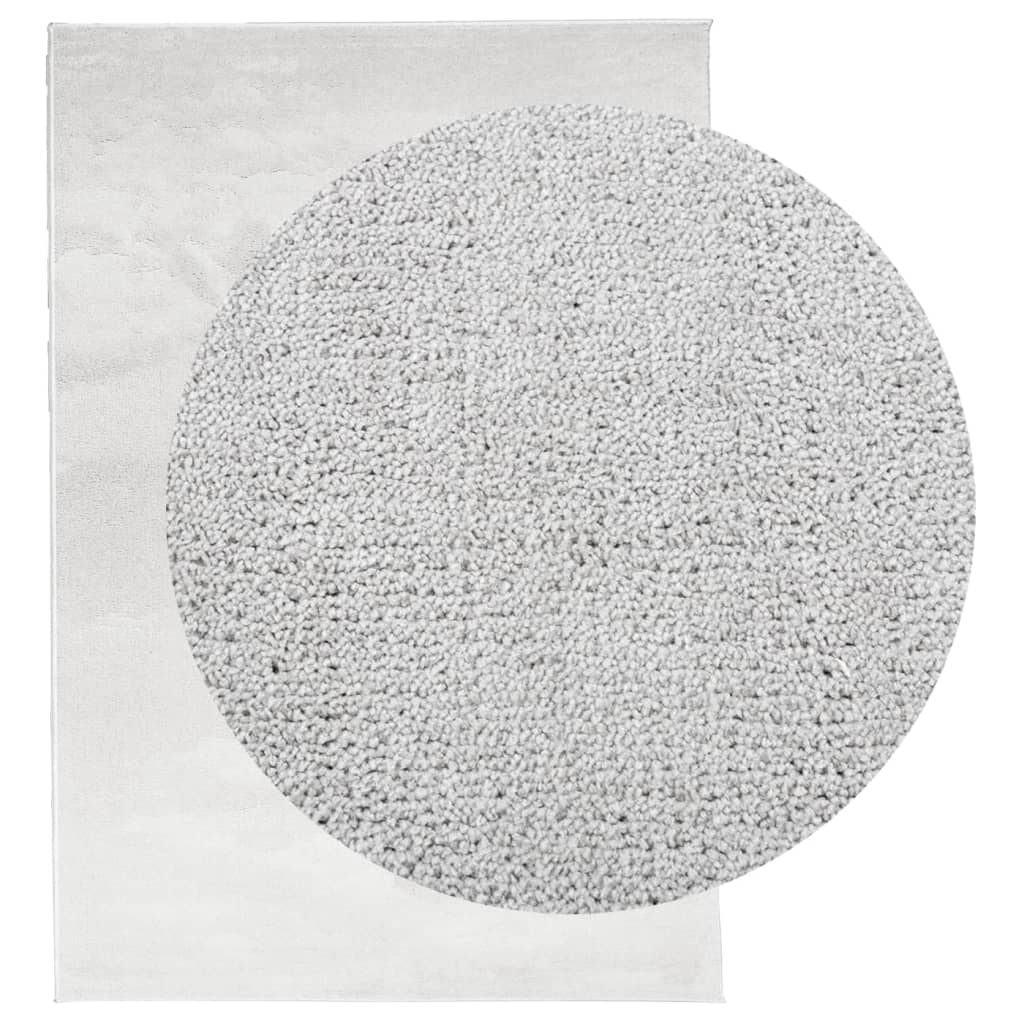 Tepih OVIEDO kratkih vlakana sivi 140x200 cm