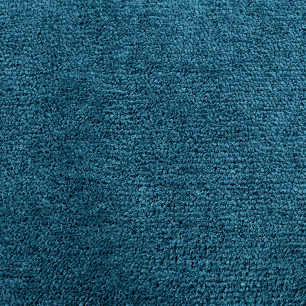 Tepih OVIEDO kratkih vlakana tirkizni 200x200 cm