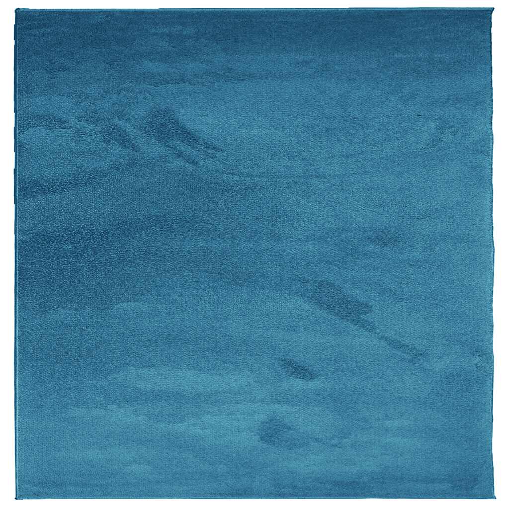 Tepih OVIEDO kratkih vlakana tirkizni 240x240 cm