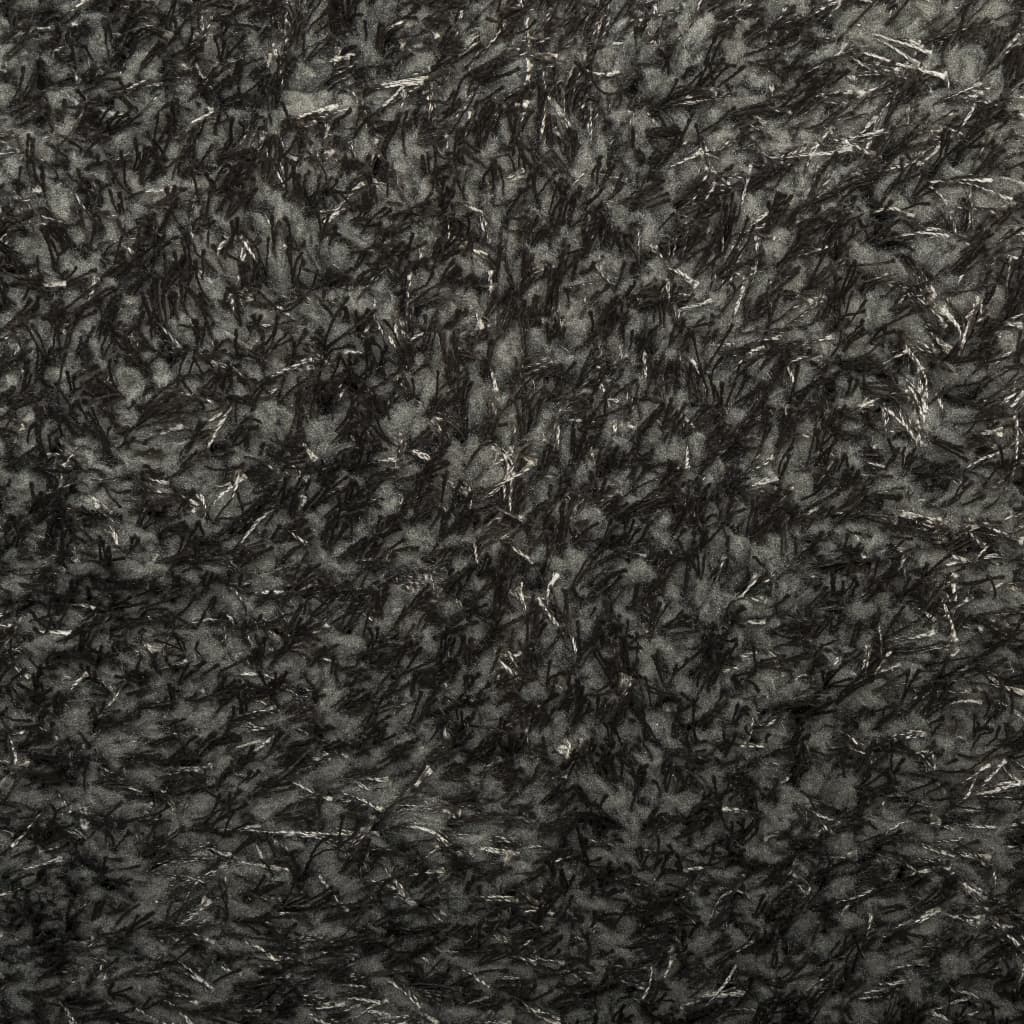 Tepih ISTAN visokih vlakana sjajni izgled antracit 120 x 170 cm