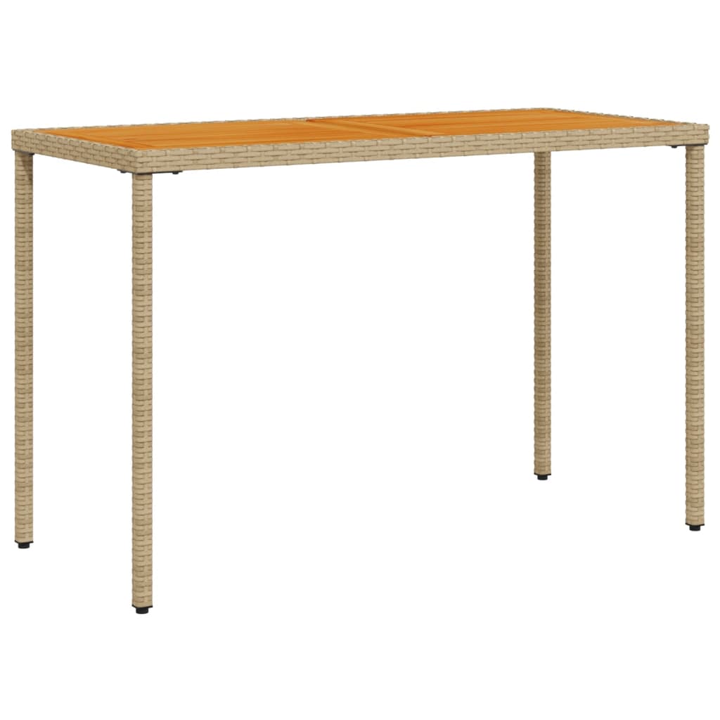 Vrtni stol s pločom od drva bagrema crni 115x54x74 cm poliratan