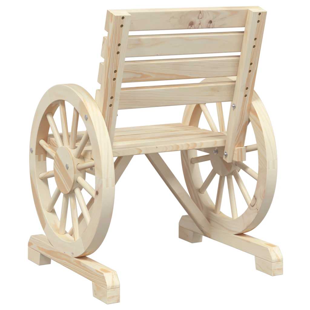 Vrtne stolice 2 kom 58 x 58 x 78,5 cm od masivne jelovine