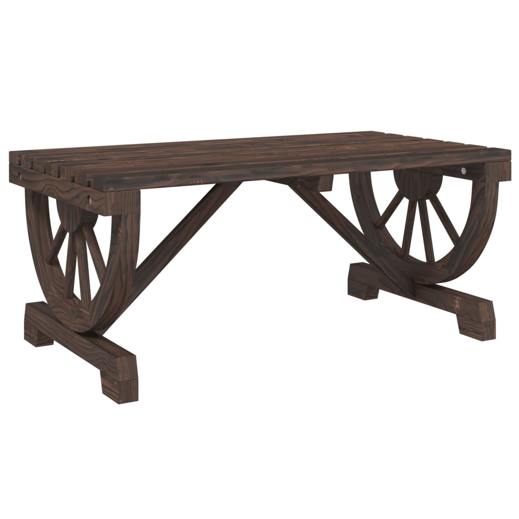 Vrtni stolić za kavu 90 x 50 x 40 cm od masivne jelovine