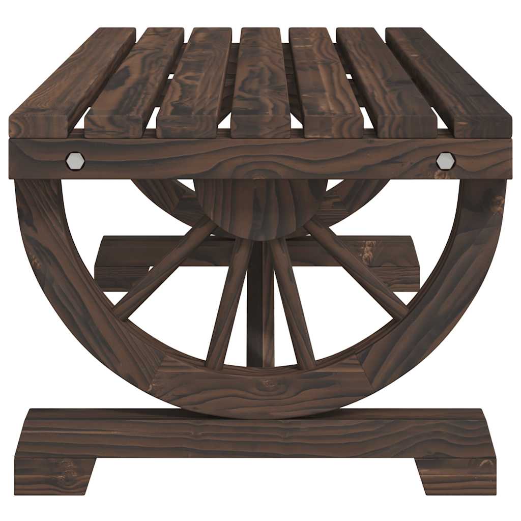 Vrtni stolić za kavu 90 x 50 x 40 cm od masivne jelovine