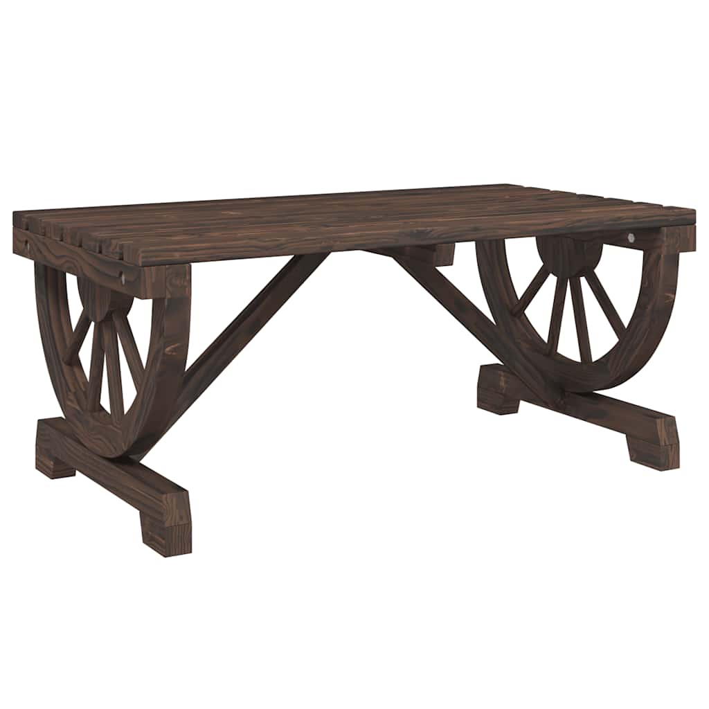 Vrtni stolić za kavu 90 x 50 x 40 cm od masivne jelovine