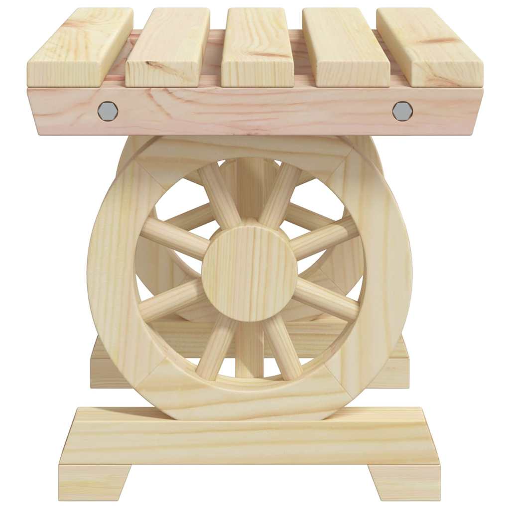 Vrtni tabure 40 x 36,5 x 38,5 cm od masivne jelovine