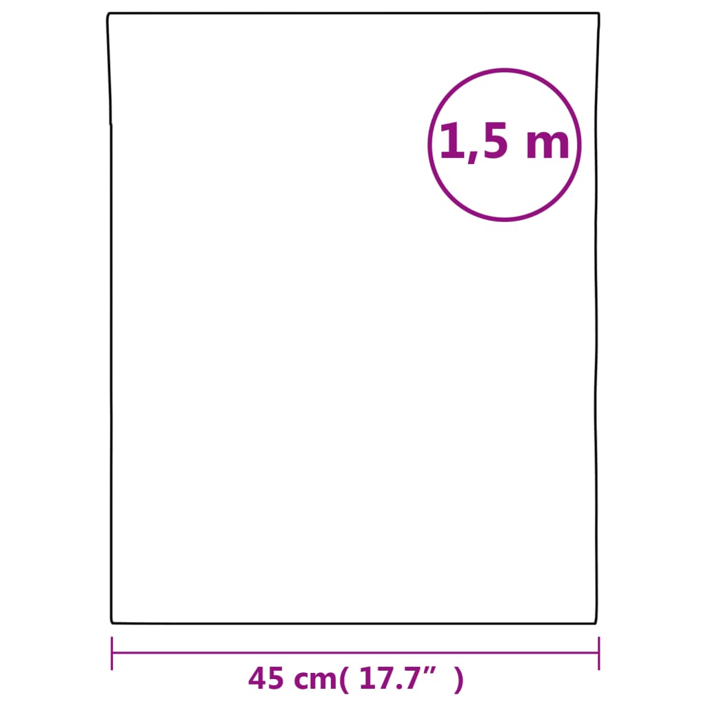 Zrcalne folije 2 kom samoljepljive 45 x 150 cm PET