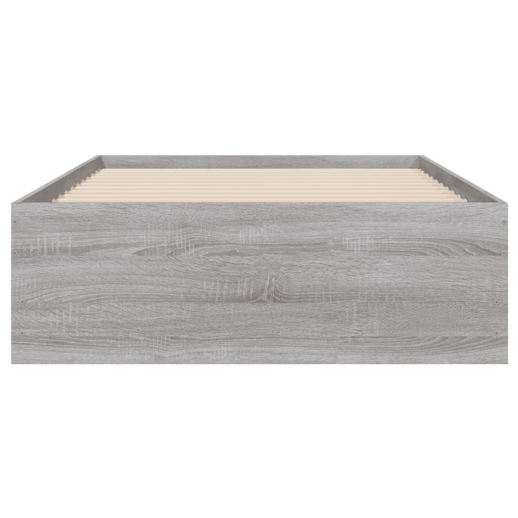 Okvir za krevet s ladicama boja hrasta 90x200 cm