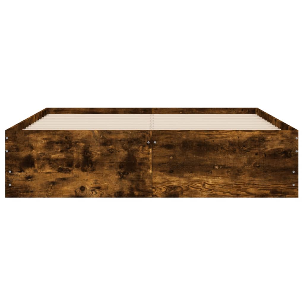 Okvir kreveta s ladicama boja hrasta 120x190 cm