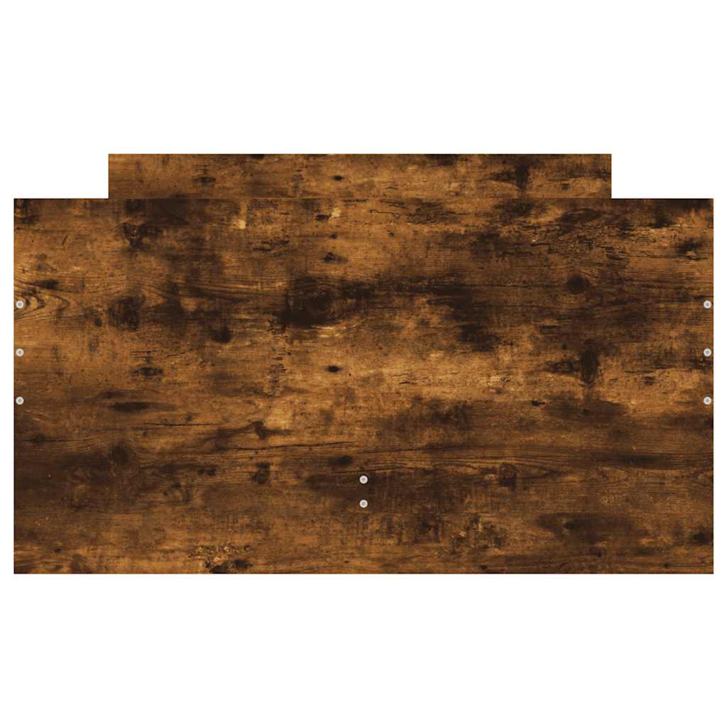 Okvir kreveta s ladicama boja dimljenog hrasta 100 x 200 cm