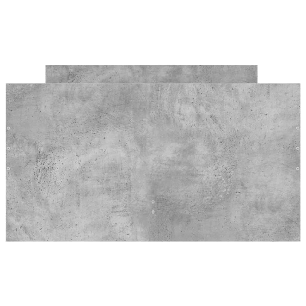 Okvir kreveta s ladicama siva boja betona 90x200 cm