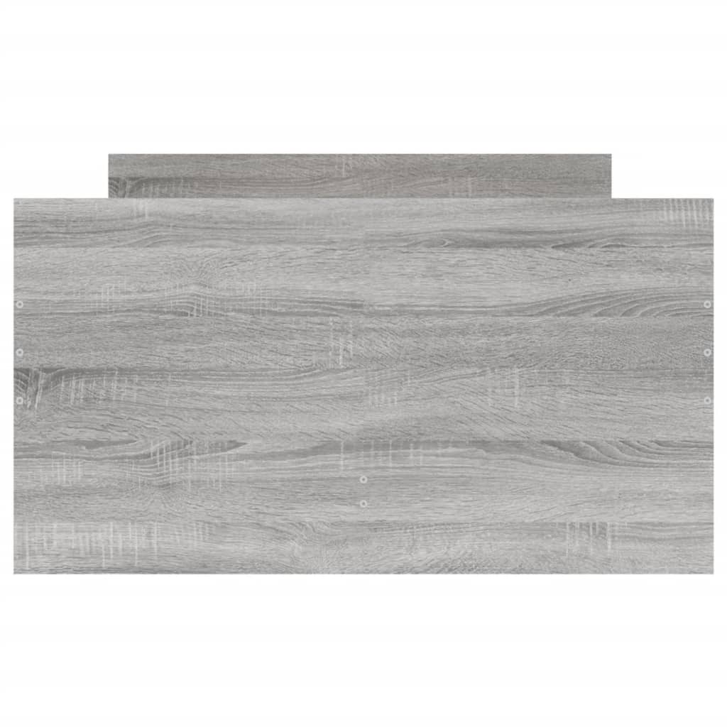Okvir kreveta s ladicama siva boja hrasta 90x200 cm