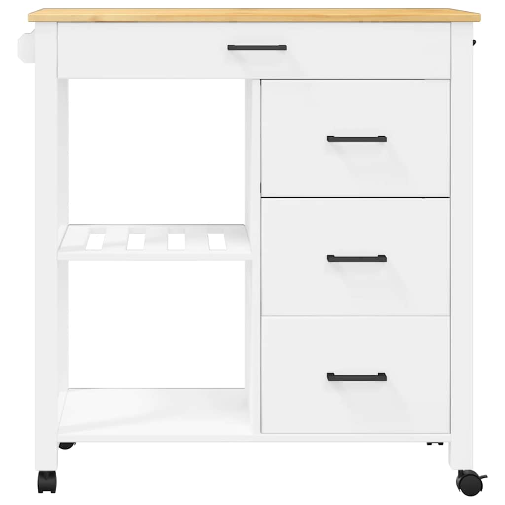 Kuhinjska kolica MONZA 84 x 40 x 88,5 cm od masivne borovine