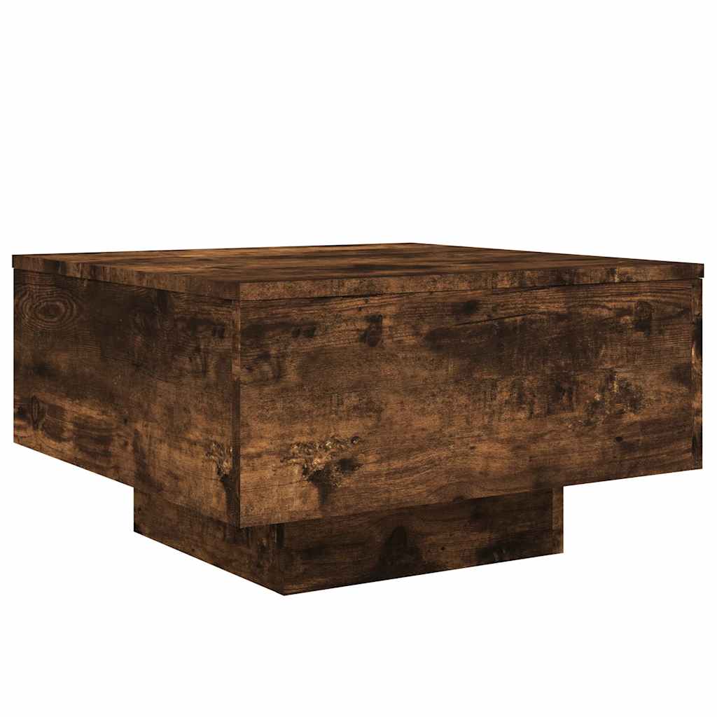 Stolić za kavu boja hrasta 55x55x31 cm konstruirano drvo