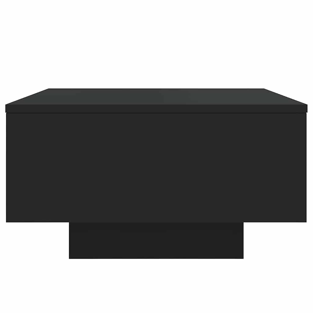 Stolić za kavu s LED svjetlima crni 55 x 55 x 31 cm