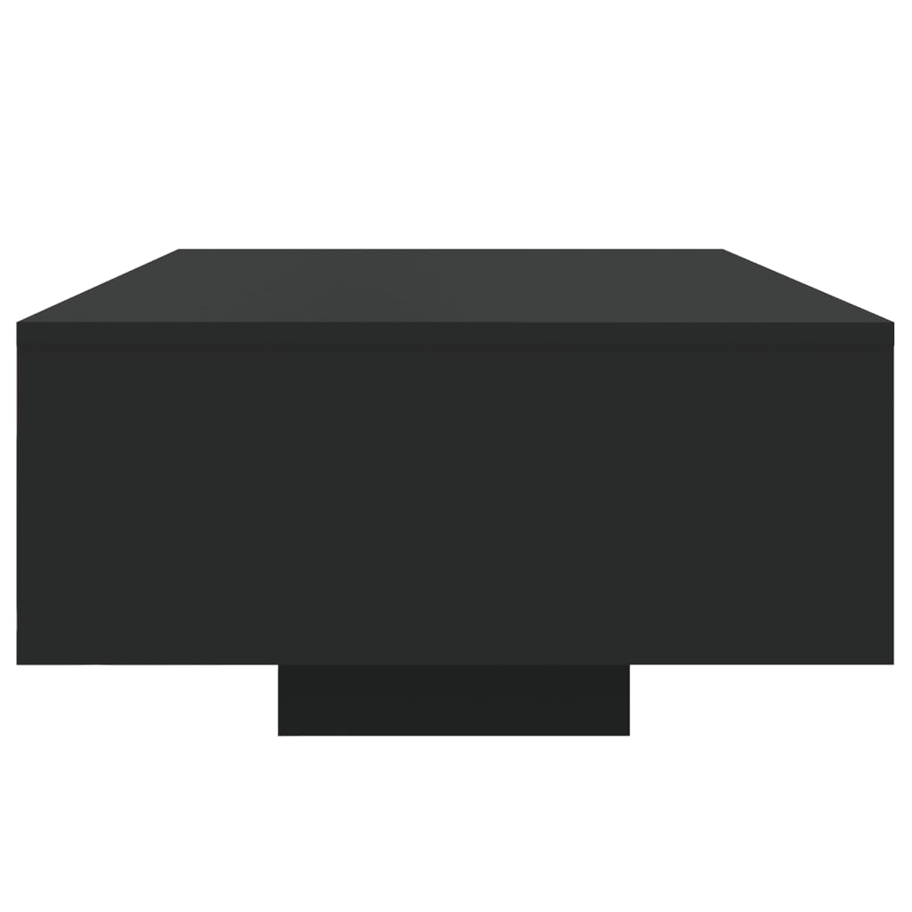 Stolić za kavu s LED svjetlima crni 85x55x31 cm