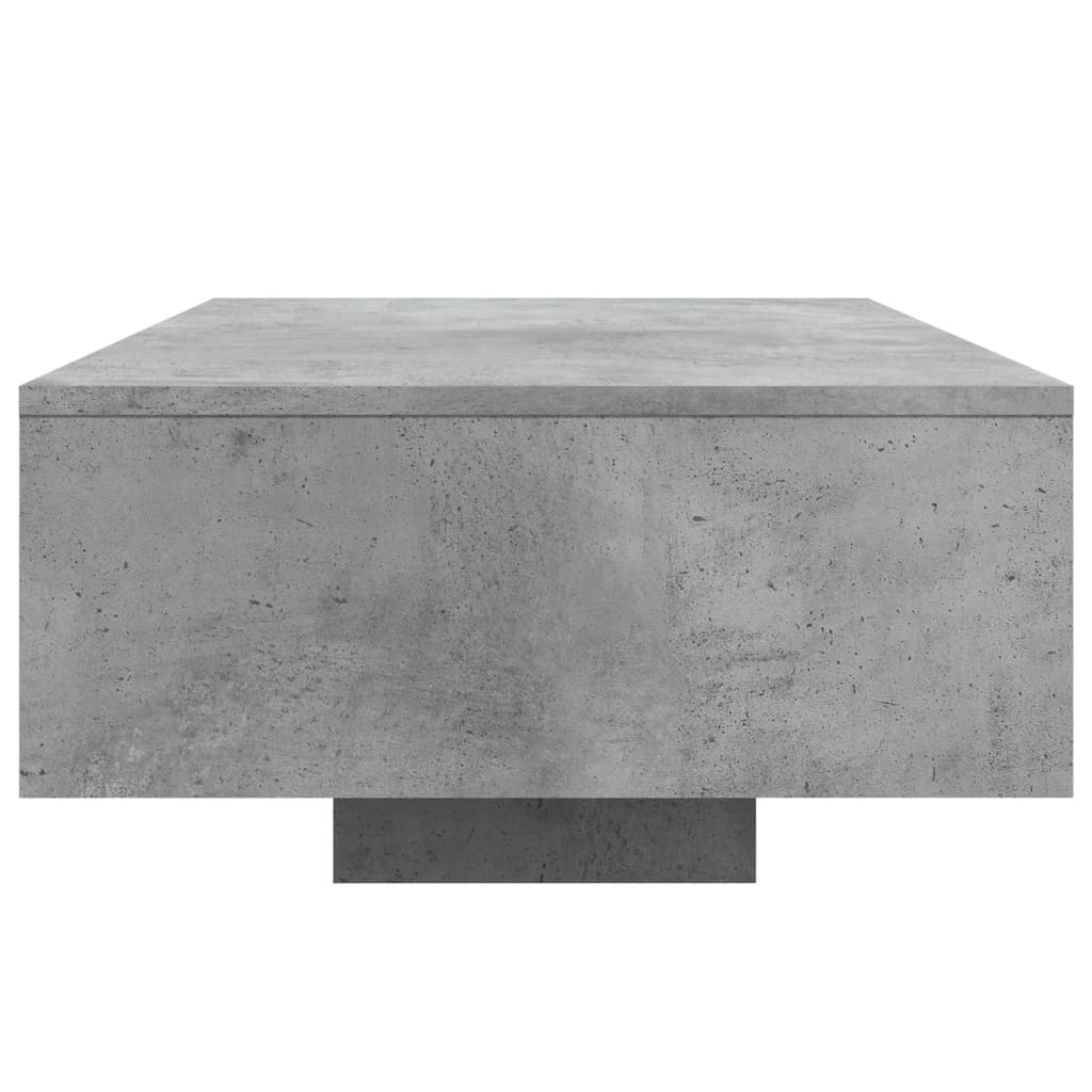 Stolić za kavu s LED svjetlima sivi boja betona 85x55x31 cm