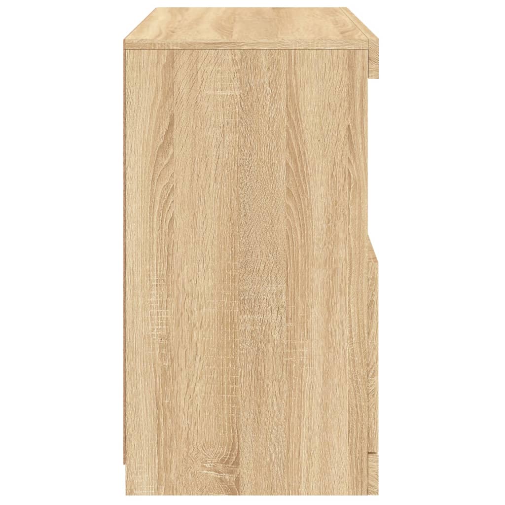 Komoda s LED svjetlima boja hrasta sonome 60x37x67 cm