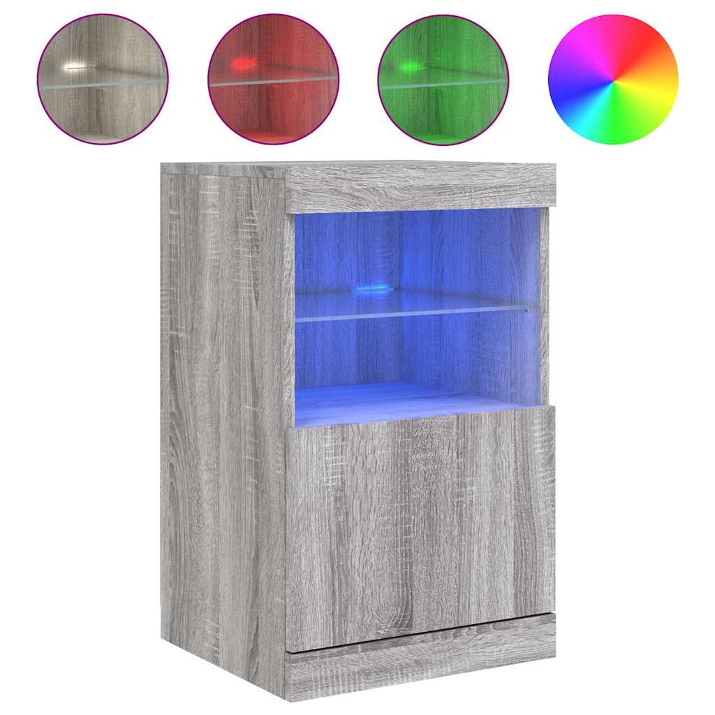 Komoda s LED svjetlima 41x37x67 cm