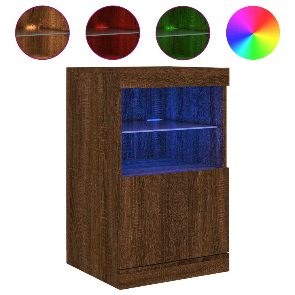 Komoda s LED svjetlima 41x37x67 cm