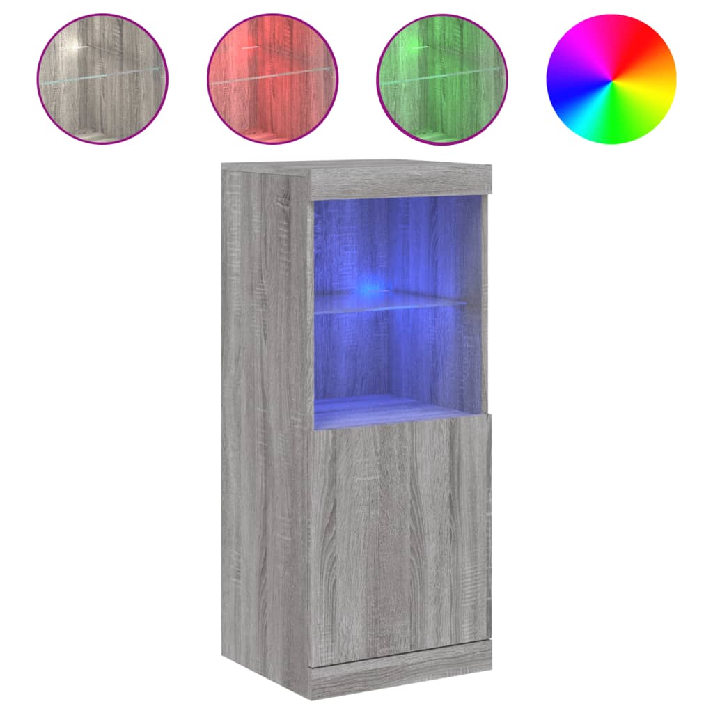 Komoda s LED svjetlima 41x37x100 cm