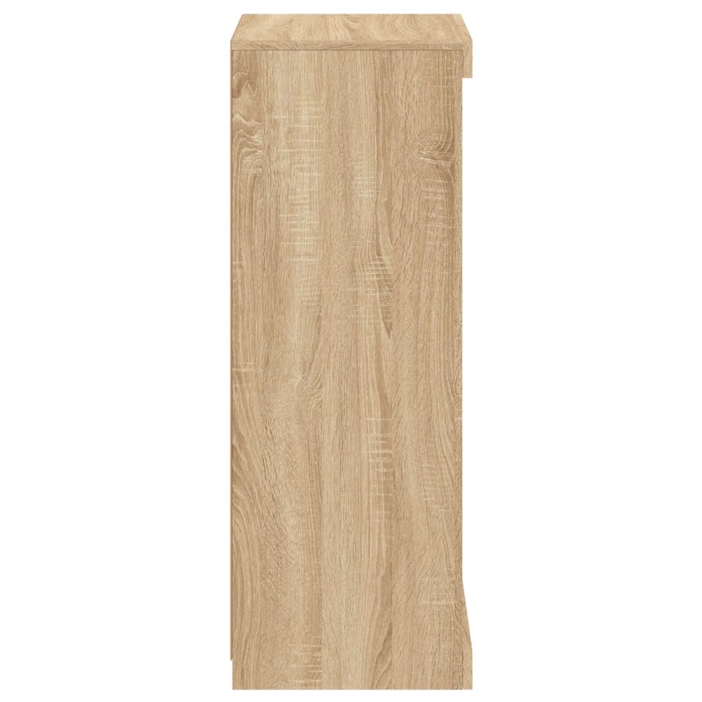 Komoda s LED svjetlima boja hrasta sonome 41x37x100 cm