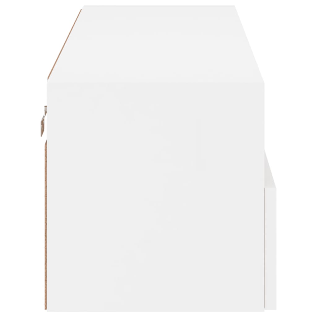 Zidni TV ormarić bijeli 100 x 30 x 30 cm od konstruiranog drva