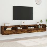 Zidni TV ormarići 2 kom boja hrasta 100 x 30 x 30 cm drveni