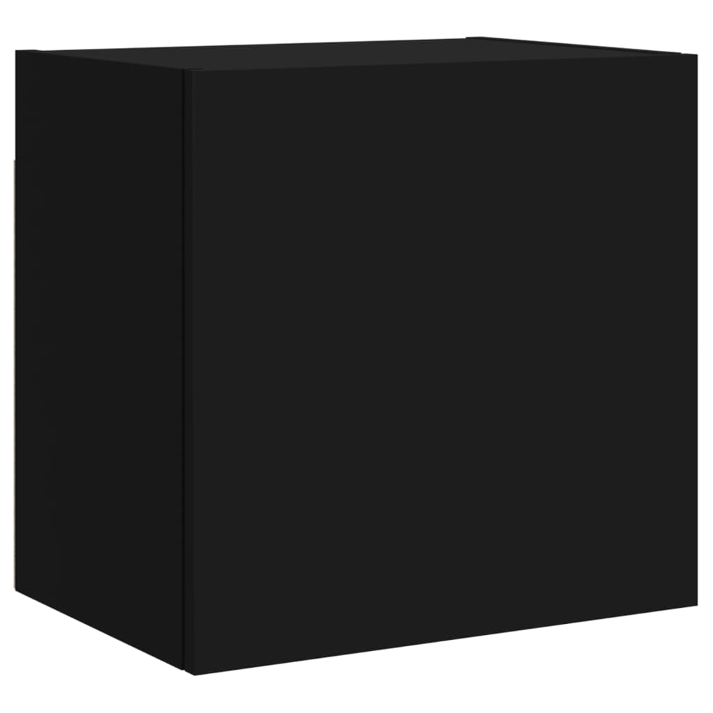 Zidni TV ormarići 2 kom crni 40,5x30x40 cm konstruirano drvo